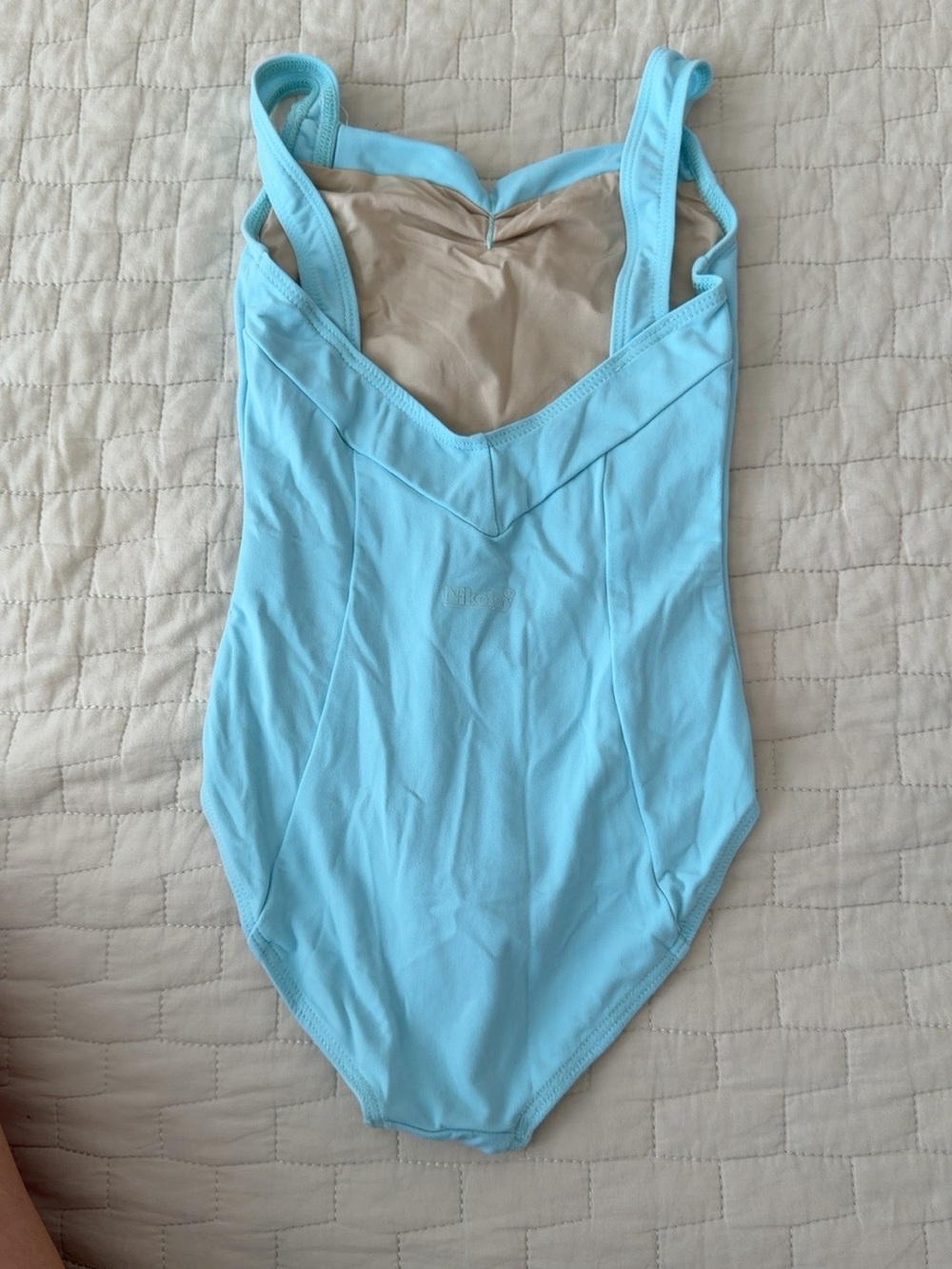 Nikolay Girls Light Blue Ballet Leotard Size 8–9 - Picture 2 of 6